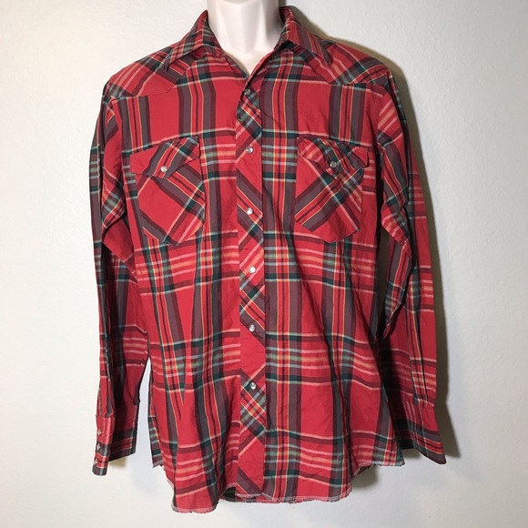 Wrangler vintage cowboy cut regular fit button dwn - Picture 1 of 8